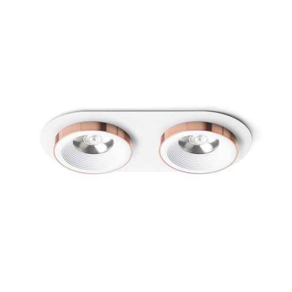 Levně RED R13240 SHARM R II zápustná bílá měď 230V LED 2x10W 24° 3000K - RED - DESIGN RENDL