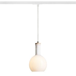 Obrázek pro produkt PULIRE RD pro jednookr. lištu opálové sklo/dřevo 230V E14 28W - RED - DESIGN RENDL