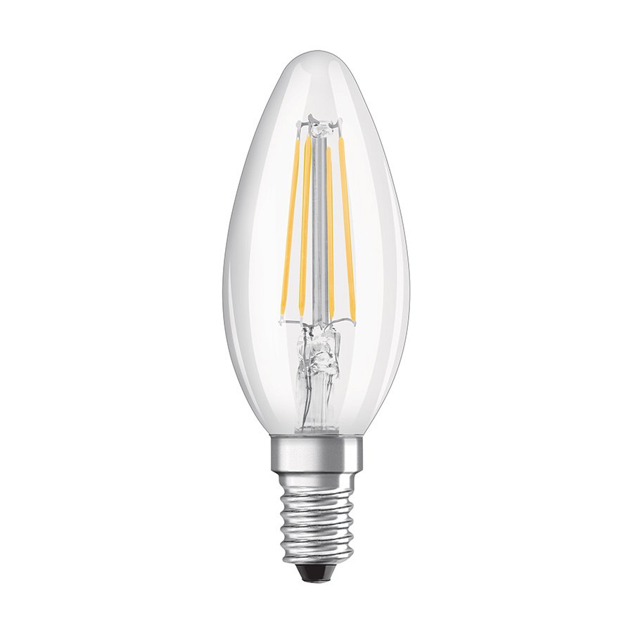 RED G13455 OSRAM Retrofit svíčková čirá 230V E14 LED EQ40 4000K - DESIGN RENDL