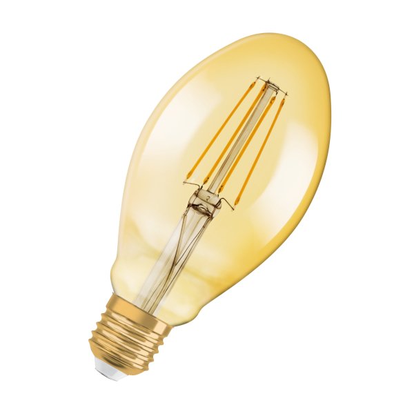 Osram LED žárovka 1906 ovál E27 / 4,5 W 470 lm teplá bílá en. třída A+