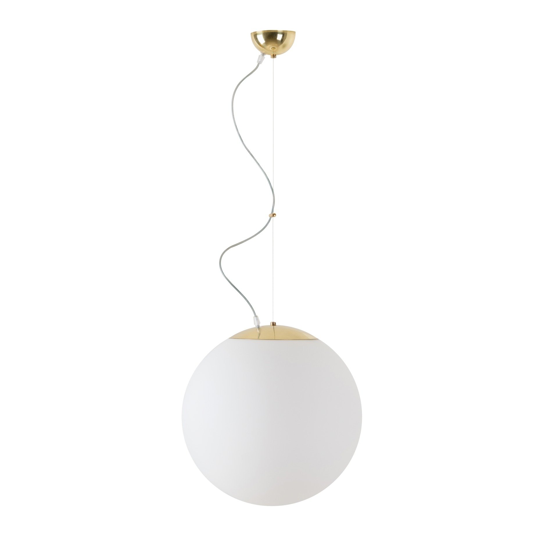 OS ADR60270 ADRIA L3 závěsné skleněné svítidlo mosaz / bílá IP40 3000 K 27W LED - OSMONT