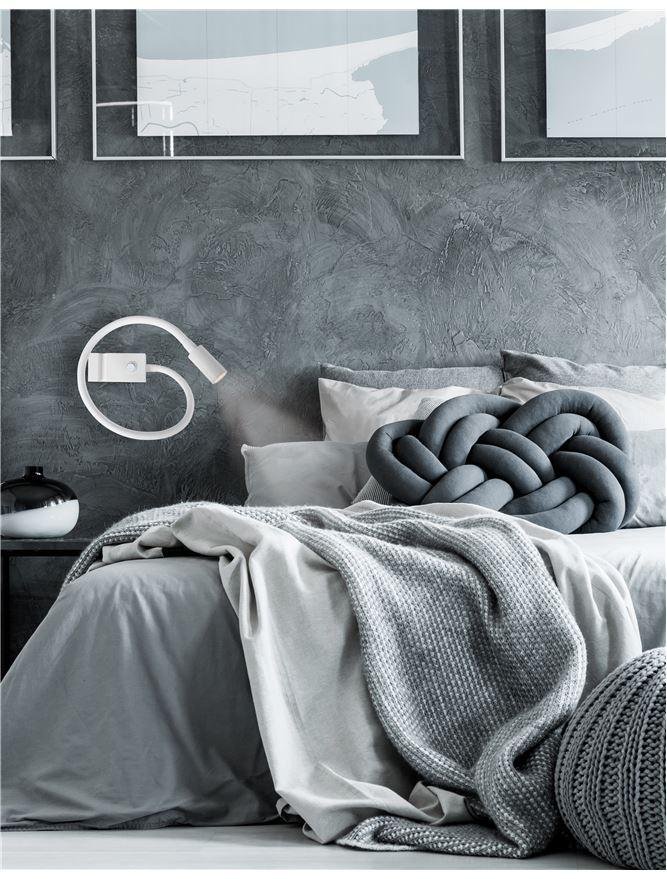 NV 8126581 Bodové svítidlo GENEVA bílý hliník LED 3W 3200K nastavitelné s vypínačem - NOVA LUCE