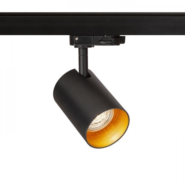 RED R13500 CONNOR pro tříokr. lištu černá/zlatá 230V LED GU10 10W - RED - DESIGN RENDL