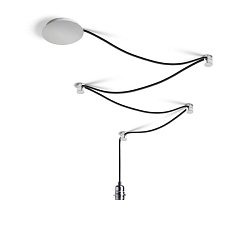 Obrázek pro produkt SPIDER I závěsná sada černá chrom 230V E27 15W - RED - DESIGN RENDL