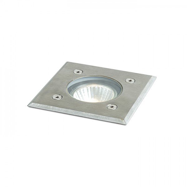RED R13439 ORBU SQ 10 zápustná nerezová ocel 230V LED GU10 15W IP67 - RED - DESIGN RENDL