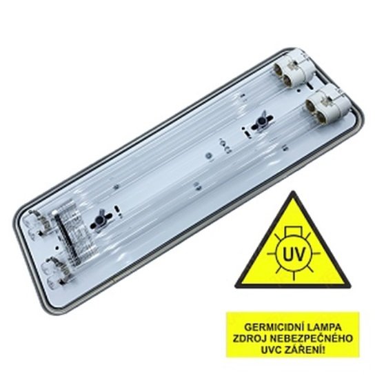 Levně NBB 910320305 NBB VICTORIA IP20 GERMICID UVC 254 nm 2x18W (kompletní zářič UVC)
