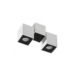 Obrázek pro produkt Stropní bodové přisazené svítidlo Azzardo Flavio 2 white/black AZ0792 GU10 2x50W IP20 22cm bílo-černé - AZZARDO