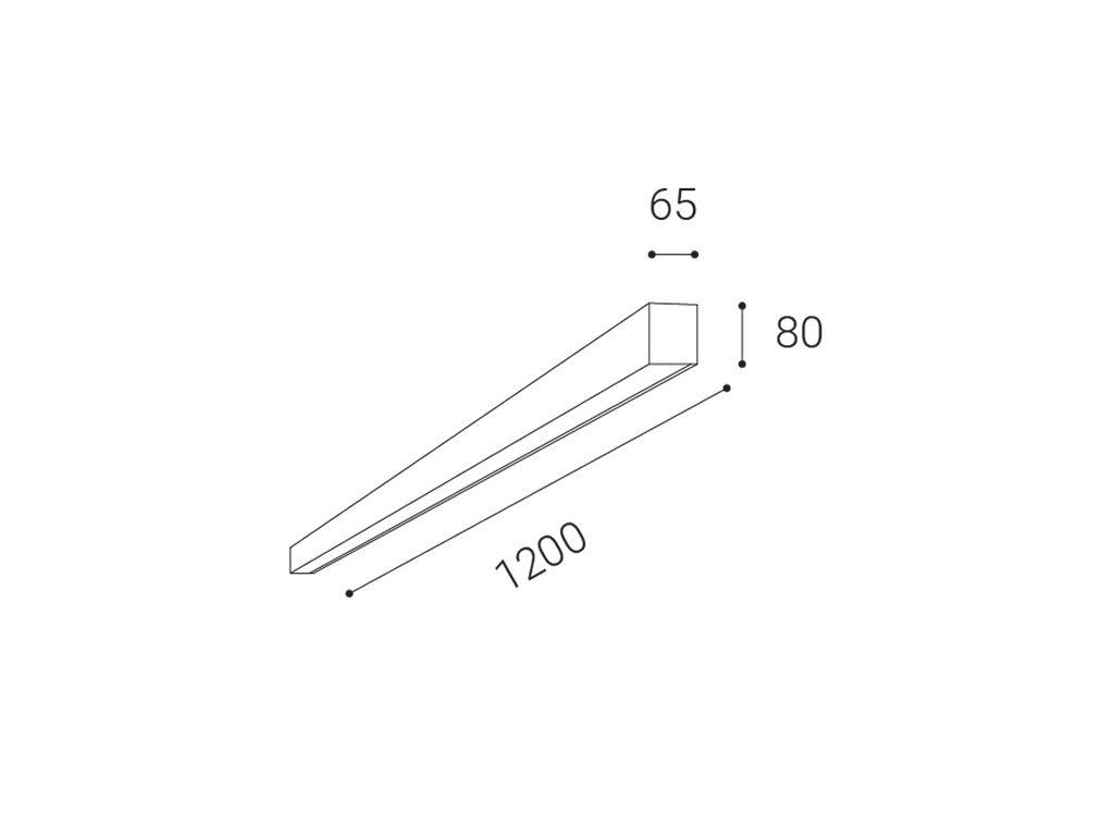 LED2 1310353 LED2 LINO 120 P, B ON/OFF (6312153 + 6311003 koncovky) - nestmívatelné - LED2 Lighting (obrázek 4)