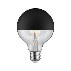 Obrázek pro produkt LED Globe 6,5 W E27 zrcadlový svrchlík černá mat teplá bílá stmívatelné - PAULMANN