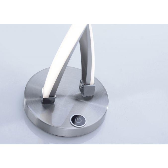 PN 9141-55 POLINA LED stolní lampa barva ocel v zakřiveném designu 3000K - PAUL NEUHAUS (obrázek 3)
