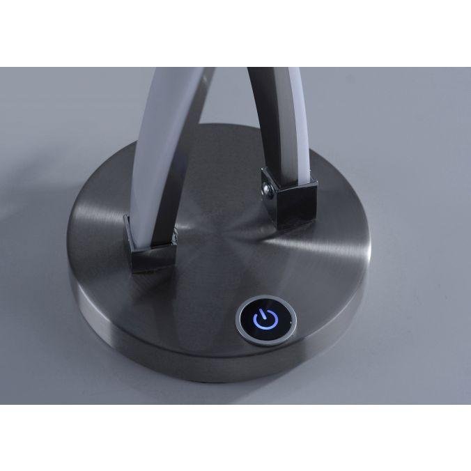 PN 9141-55 POLINA LED stolní lampa barva ocel v zakřiveném designu 3000K - PAUL NEUHAUS (obrázek 4)