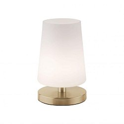 Obrázek pro produkt SONJA LED stolní lampa v matné mosazi s decentním podlouhlým stínítkem na lampu 3000K - PAUL NEUHAUS