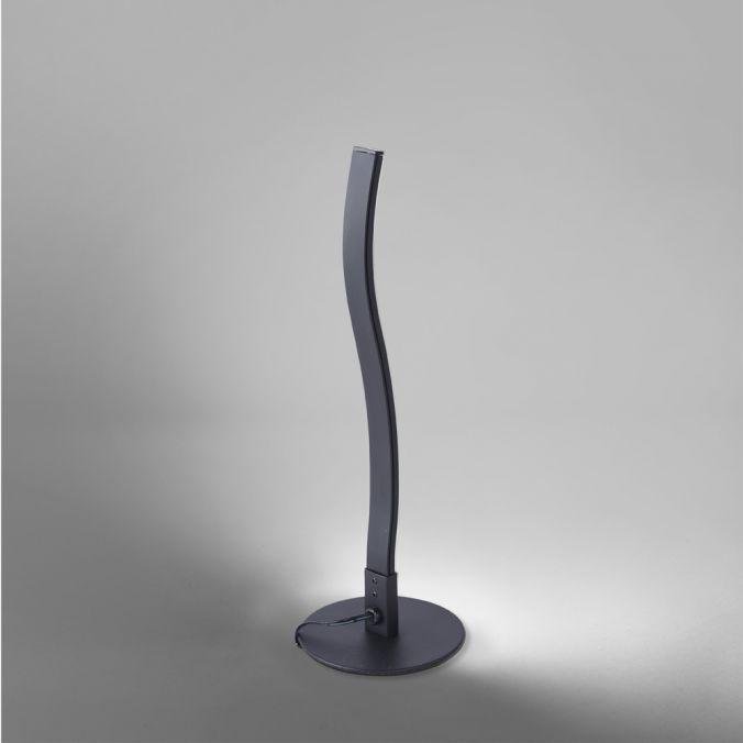 LD 15128-18 WAVE LED stolní lampa v černé design vlny s teplou bílou barvou světla a šňůrovým vypínačem 3000K - LEUCHTEN DIREKT / JUST LIGHT (obrázek 4)
