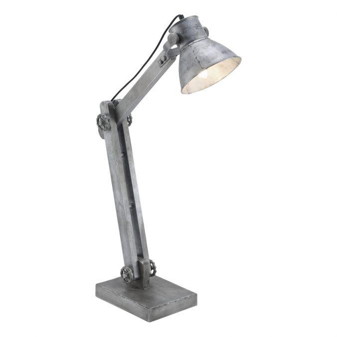 Levně LD 11492-77 SAMIA Stolní lampa v železném provedení s paticí E27, flexibilní spot se šňůrovým vypínačem a nastavitelnou výškou - LEUCHTEN DIREKT / JUST LIGHT