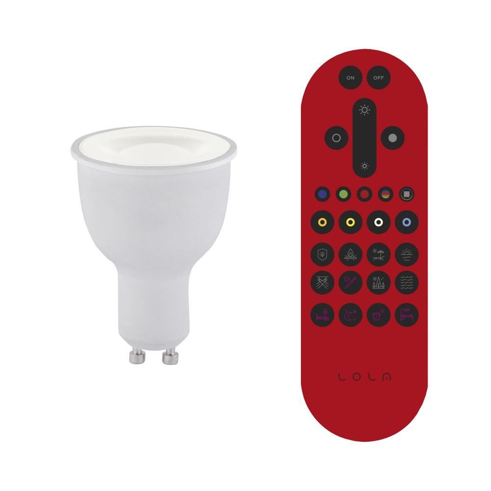 Paul Neuhaus Leuchten DIREKT LED žárovka RGB+W a Smart Home s GU10 MEDION RGB+2700-5000K