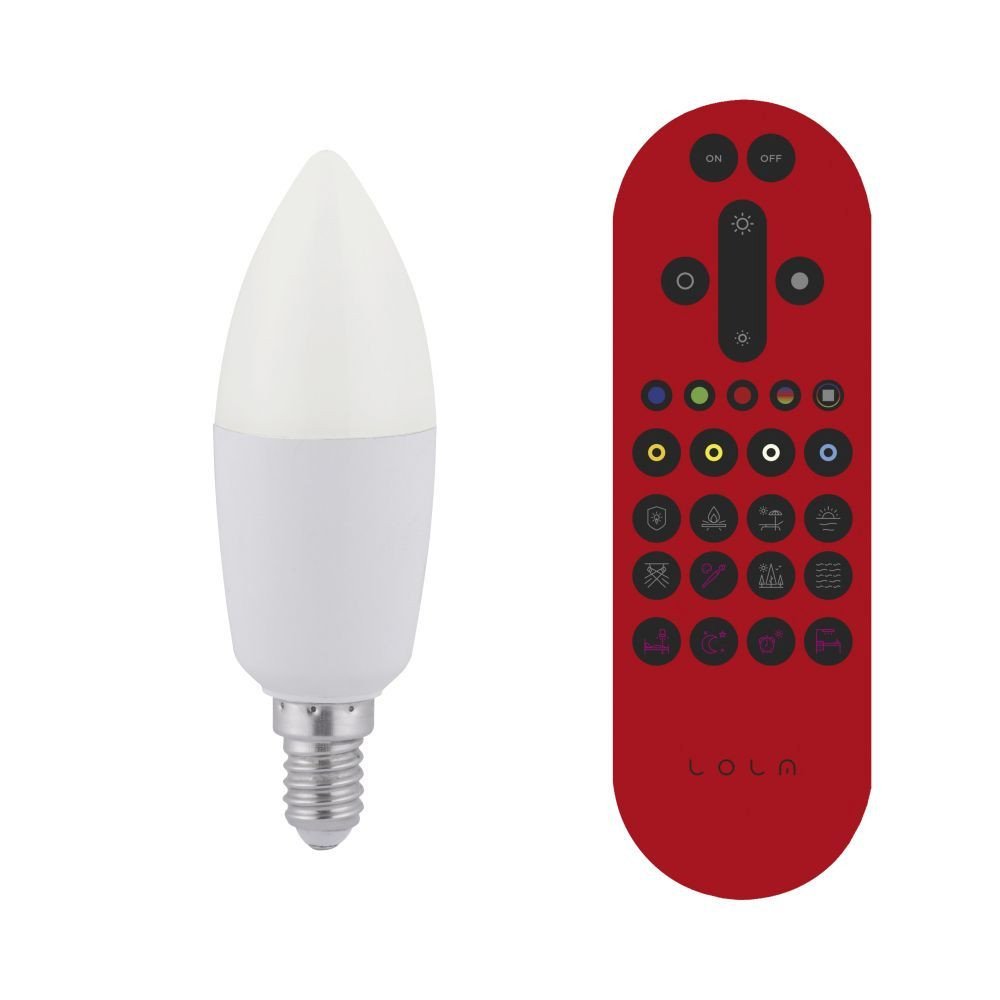 Paul Neuhaus Leuchten DIREKT LED žárovka RGB+W Smart Home E14 MEDION RGB+2700-5000K