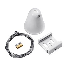 Obrázek pro produkt Závěs pro 3 fázovou lištu TRACK Bílý KIT - CENTURY
