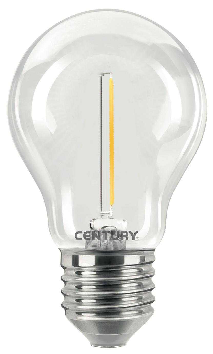 Century LED FIESTA žárovka DECO čirá 0,6W E27 2200K 50Lm 36VDC IP44