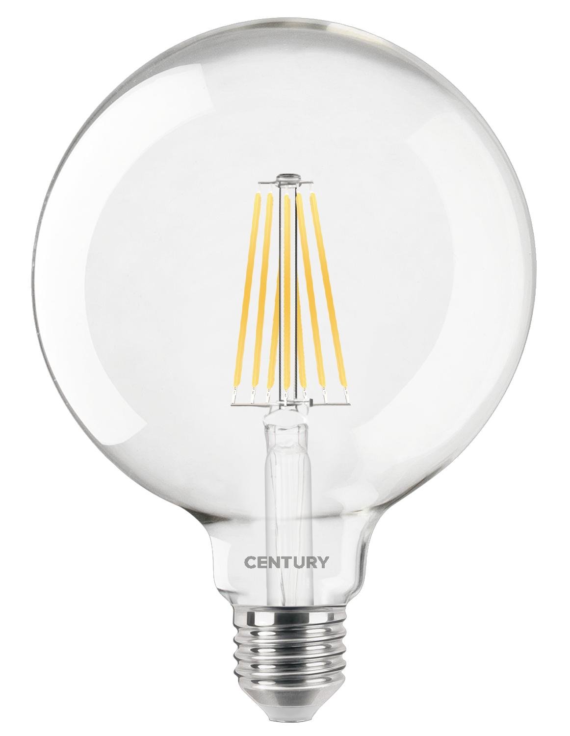 Century LED FILAMENT GLOBE 125mm ČIRÁ 16W E27 2700K 2300Lm 360d 125x174mm IP20