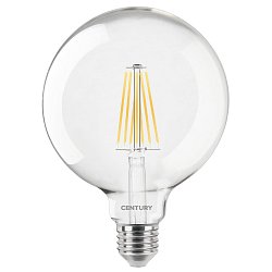 Obrázek pro produkt LED FILAMENT GLOBE 125mm ČIRÁ 16W E27 2700K 2300Lm 360d 125x174mm IP20  - CENTURY