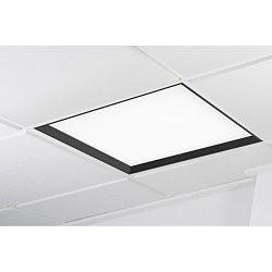 Obrázek pro produkt WINNER LED panel černá 6000K mikroprisma 1..10V 37W čtverec - KOHL-Lighting