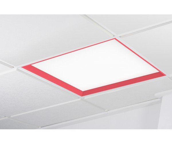 KHL K50502.FL.MP.4K.DA WINNER LED panel tmavě růžová 4000K mikroprisma DALI 37W čtverec - KOHL-Lighting