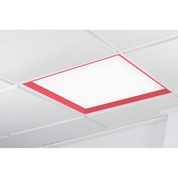 Obrázek pro produkt WINNER LED panel tmavě růžová 6000K mikroprisma PUSH 37W čtverec - KOHL-Lighting