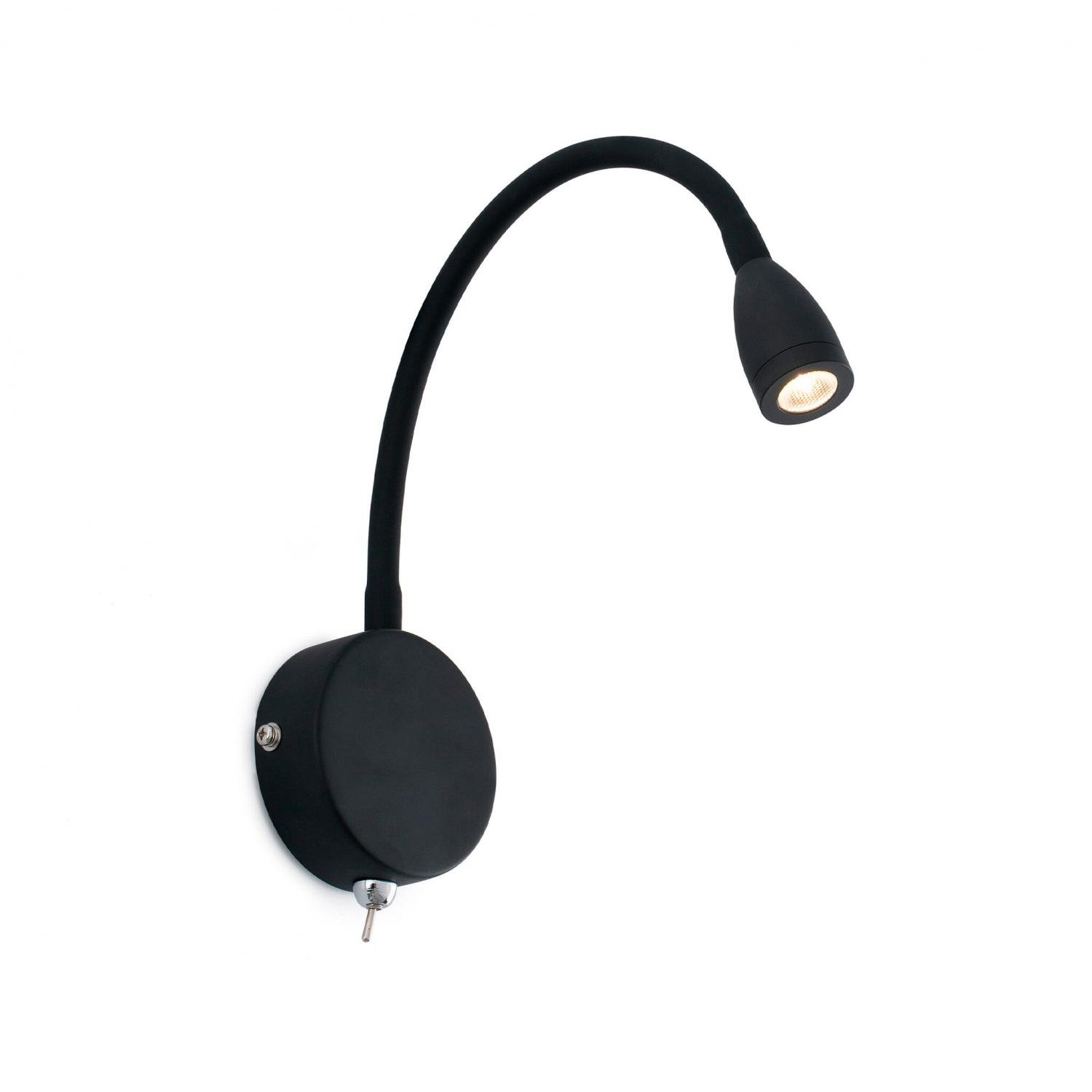 FARO 41020 LOKE nástěnná lampa, černá - FARO