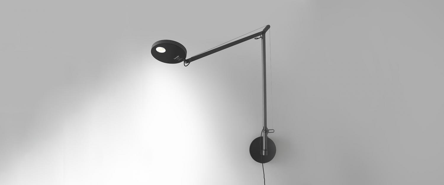 AR 1735050A Demetra nástěnné - detektor pohybu - 3000K - tělo lampy - černá - ARTEMIDE (obrázek 2)
