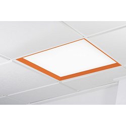 Obrázek pro produkt WINNER LED panel oranžová 4000K mikroprisma 1..10V 37W čtverec - KOHL-Lighting