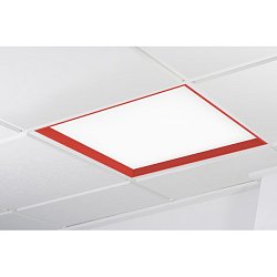 Obrázek pro produkt WINNER LED panel červená 3000K opál 1..10V 37W čtverec - KOHL-Lighting