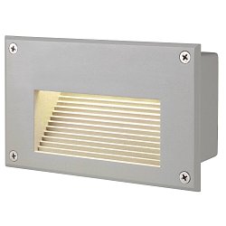 Obrázek pro produkt Venkovní svítidlo BRICK LED DOWNUNDER teplá bílá stříbrnošedá 23 - BIG WHITE (SLV)