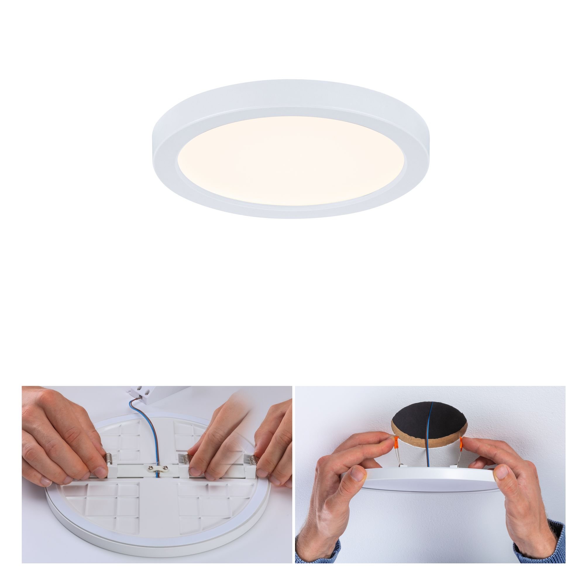 P 93031 LED vestavné svítidlo Areo VariFit IP44 kruhové 118 6,5W 3.000K bílá - PAULMANN