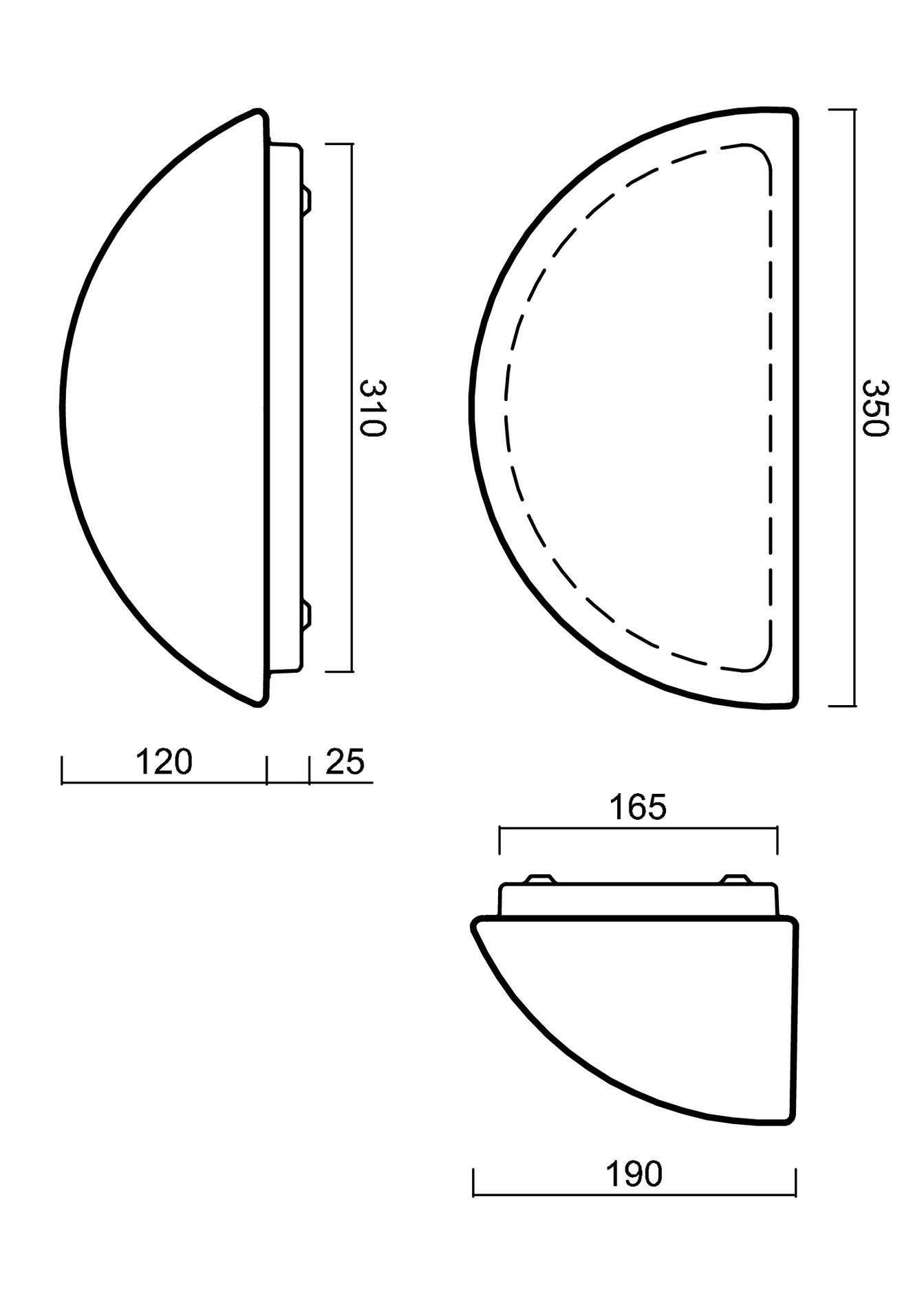 OS NEL48200 NELA 2 nástěnné skleněné svítidlo bílá IP43 3000 K 13W LED - OSMONT (obrázek 4)