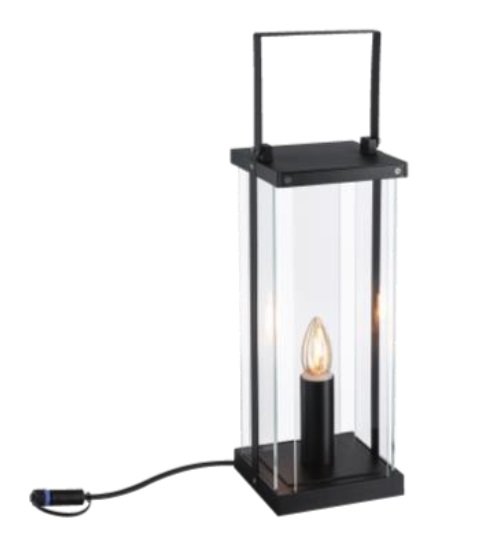 P 94318 VÝPRODEJ VZORKU - Venkovní svítidlo Plug & Shine Lucerna 40 IP44 antracit - PAULMANN