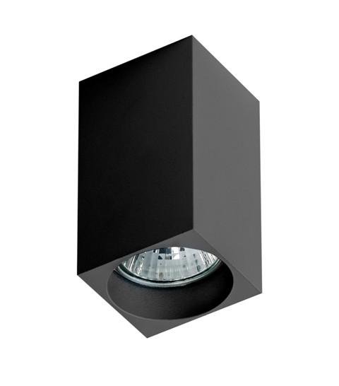 AZZ AZ1382 Stropní bodové přisazené svítidlo Azzardo Mini Square black AZ1382 GU10 1x50W IP20 5,6cm hranaté černé - AZZARDO
