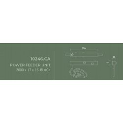 Obrázek pro produkt AKCE - Napájení / driver Power Feeder pro lištu Alarik Slim černé - BPM (starý kód: 10246.CA)