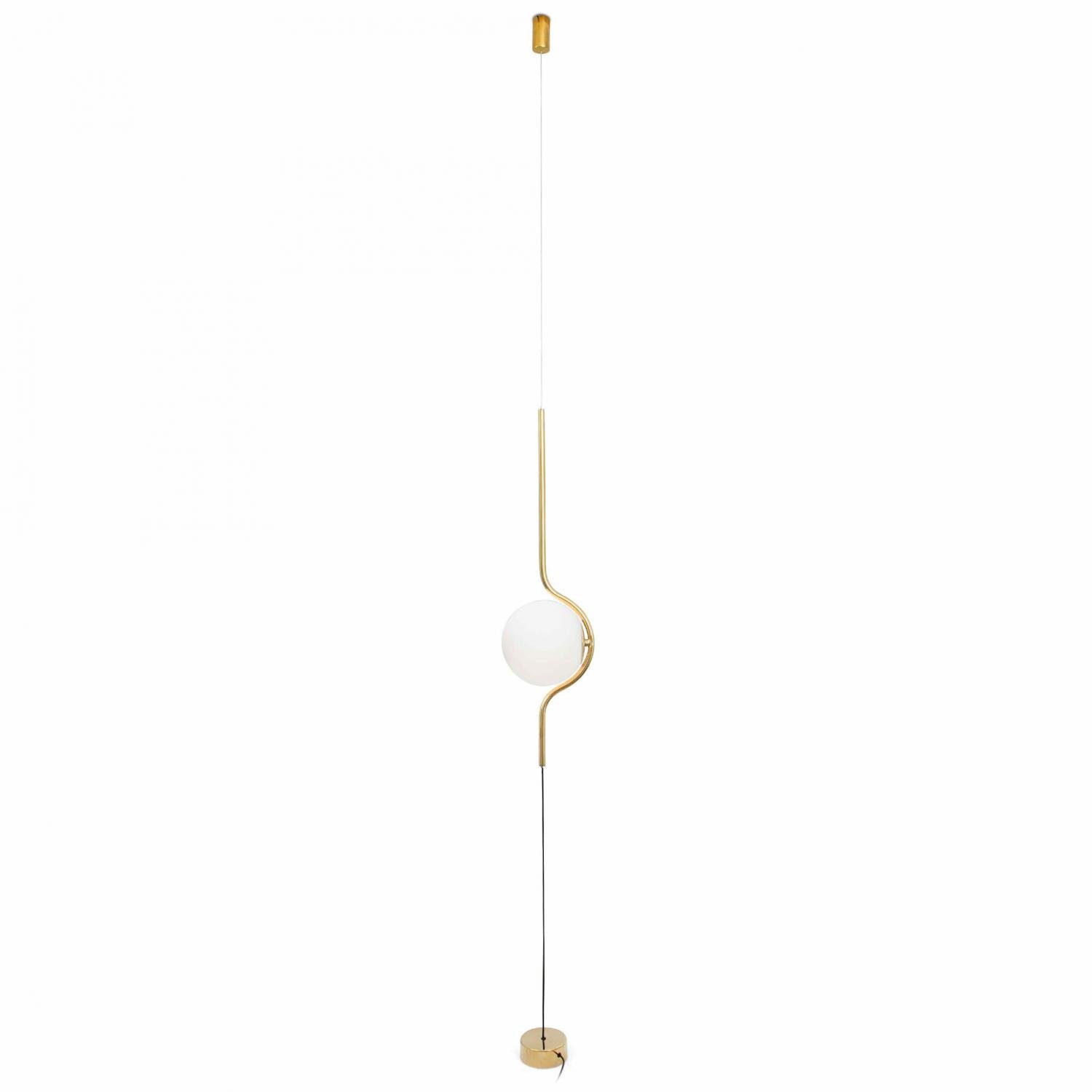 Levně FARO 29694 Lampa závěsná/stojací LE VITA zlatá - FARO