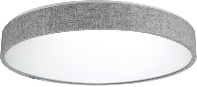 AZZ AZ2717 LED Stropní přisazené svítidlo Azzardo Collodi 48 CCT grey AZ2717 50W 3400lm 3000-6500K IP20 48cm šedé stmívatelné s dálkovým ovladačem - AZZARDO