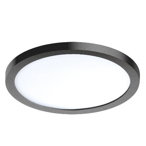 AZZ AZ2840 LED Stropní zápustné bodové svítidlo Azzardo Slim 15 Round 3000K IP44 black AZ2840 12W 1000lm 3000K IP44 14,5cm kulaté černé - AZZARDO