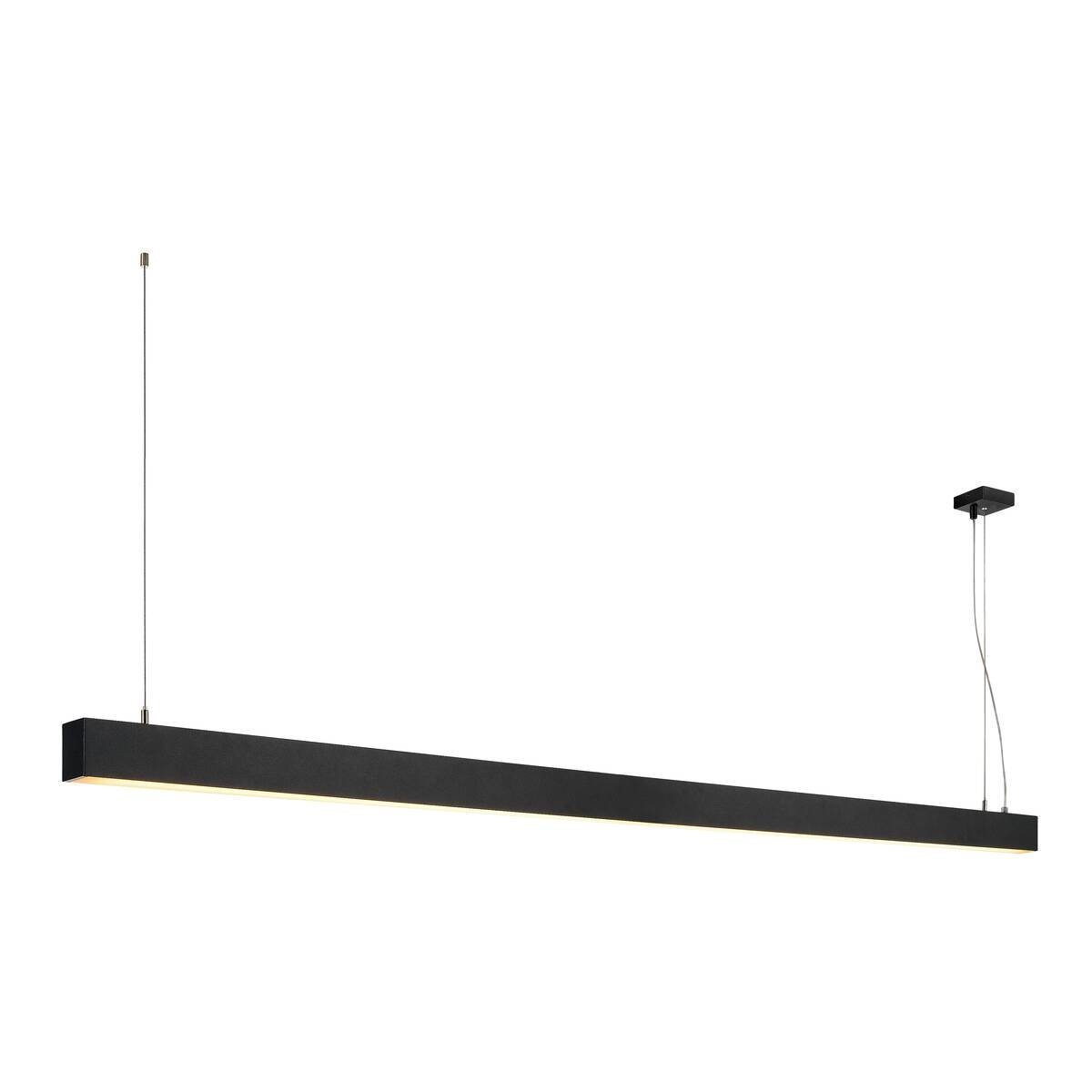 LA 1001406 GLENOS profilové závěsné svítidlo, LED, 3000K, černá, 2 m, 85W - BIG WHITE (SLV)