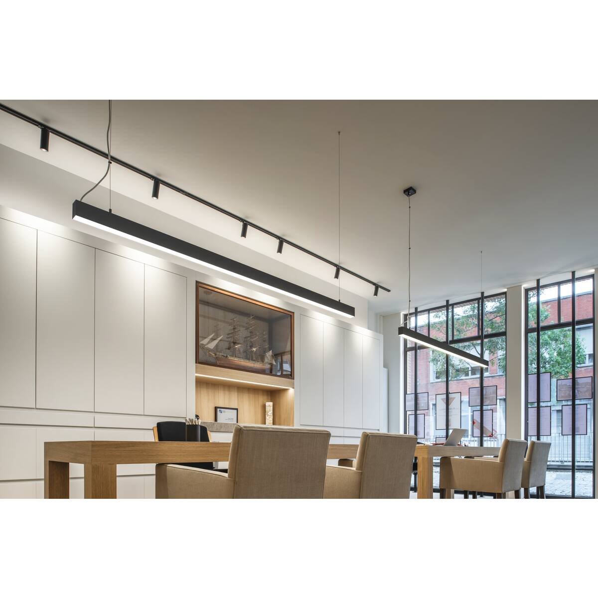 LA 1001406 GLENOS profilové závěsné svítidlo, LED, 3000K, černá, 2 m, 85W - BIG WHITE (SLV) (obrázek 8)
