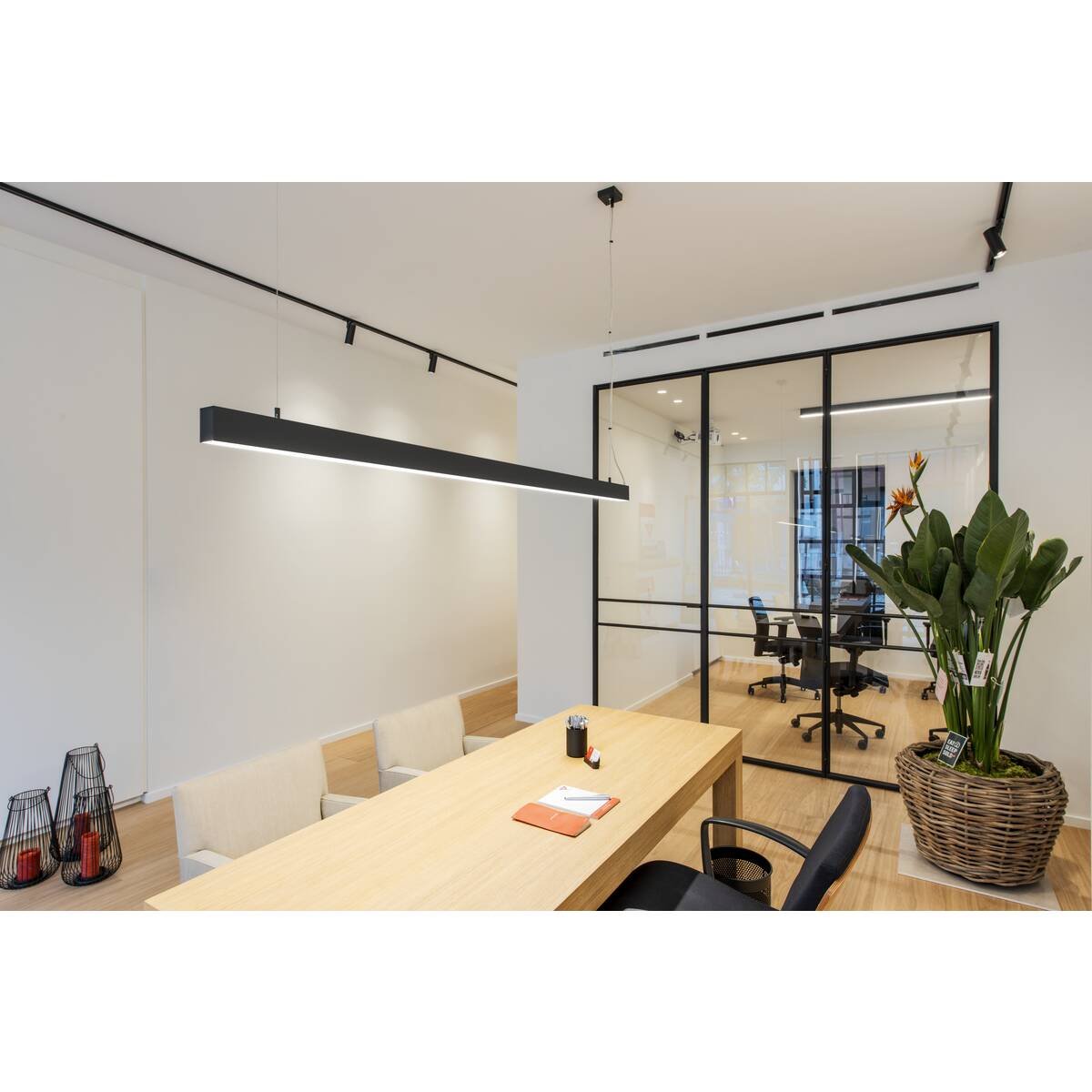 LA 1001406 GLENOS profilové závěsné svítidlo, LED, 3000K, černá, 2 m, 85W - BIG WHITE (SLV) (obrázek 9)