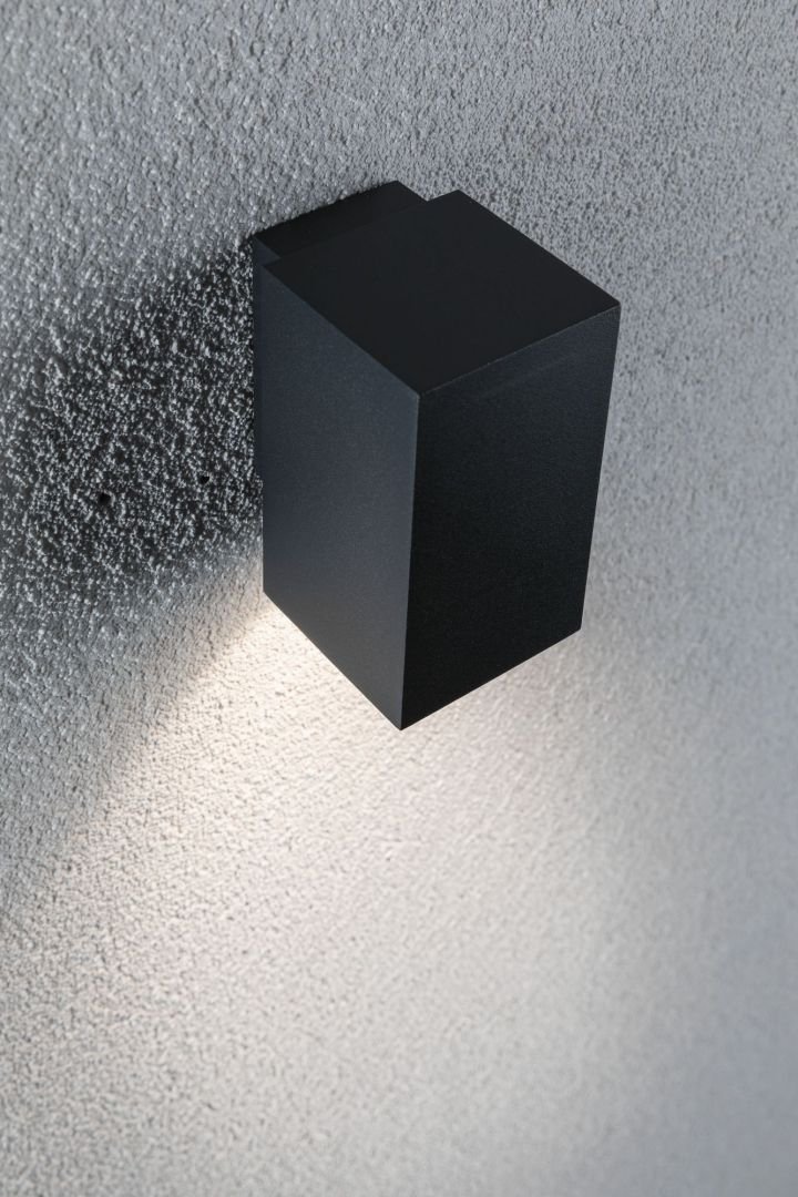 P 94327 Venkovní nástěnné svítidlo Flame 1x3,8W IP44 3.000K antracit 230V - PAULMANN (obrázek 6)