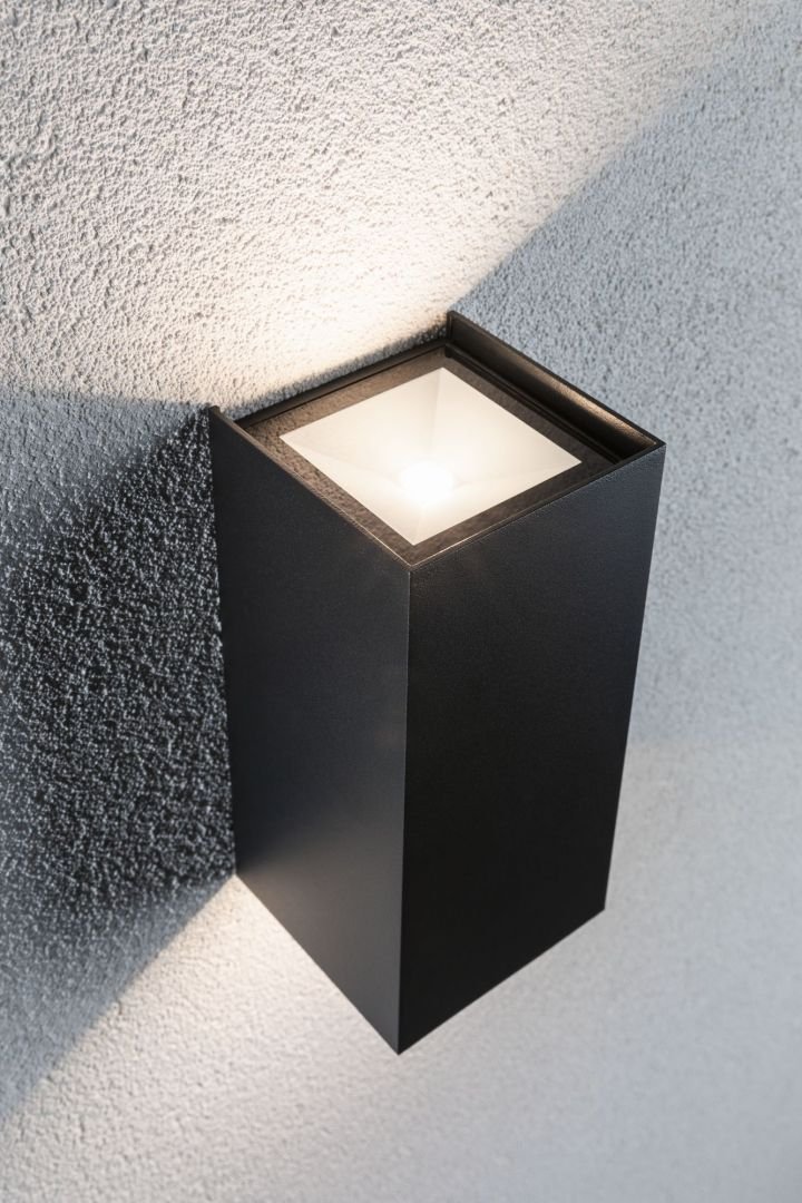 P 94325 Venkovní nástěnné svítidlo Flame 2x5,8W IP44 3.000K antracit 230V - PAULMANN (obrázek 4)