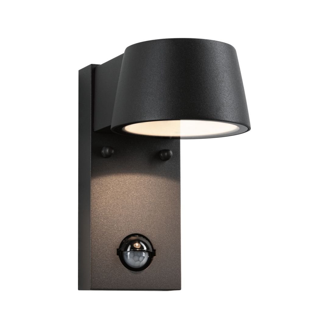 P 94453 Venkovní nástěnné svítidlo Capea antracit IP44 6W 230V teplá bílá pohybové čidlo - PAULMANN