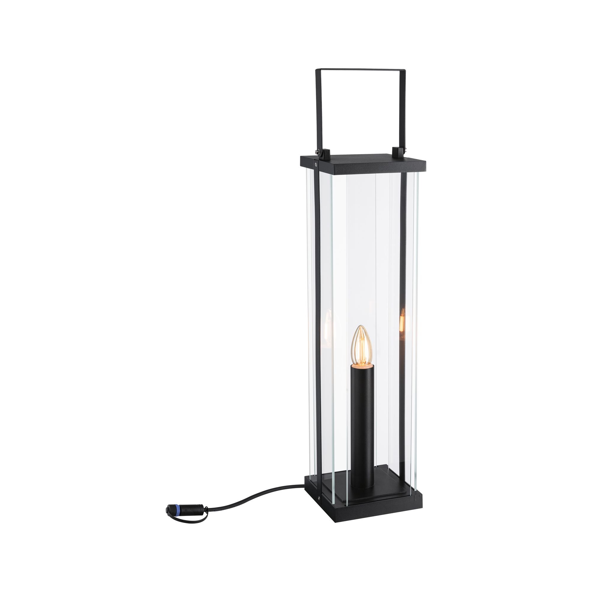 P 94317 Plug & Shine lucerna klasická IP44 2W 24V antracit 56cm E14 - PAULMANN