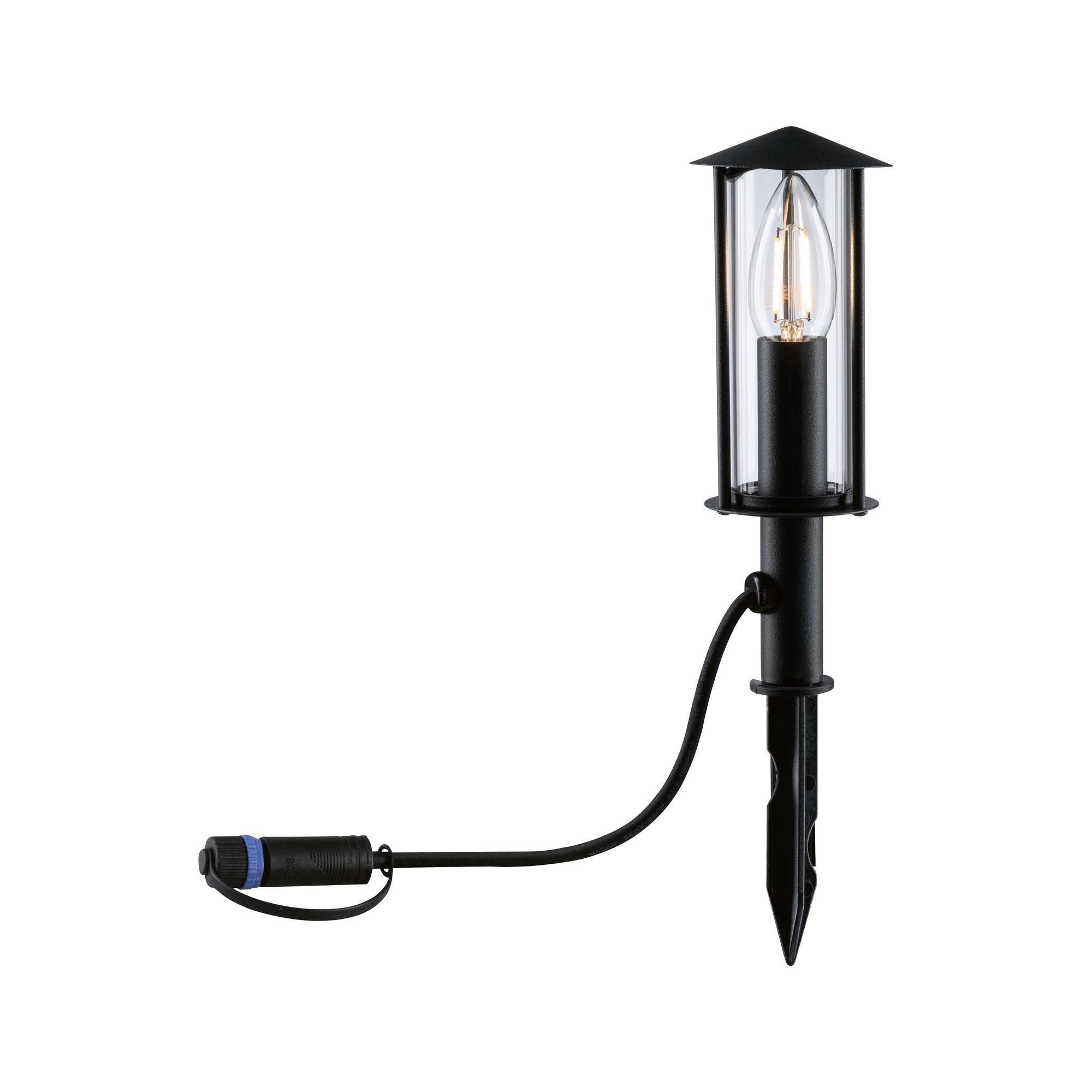 P 94323 Plug & Shine sloupkové svítidlo klasické Mini IP44 2W 24V antracit E14 - PAULMANN