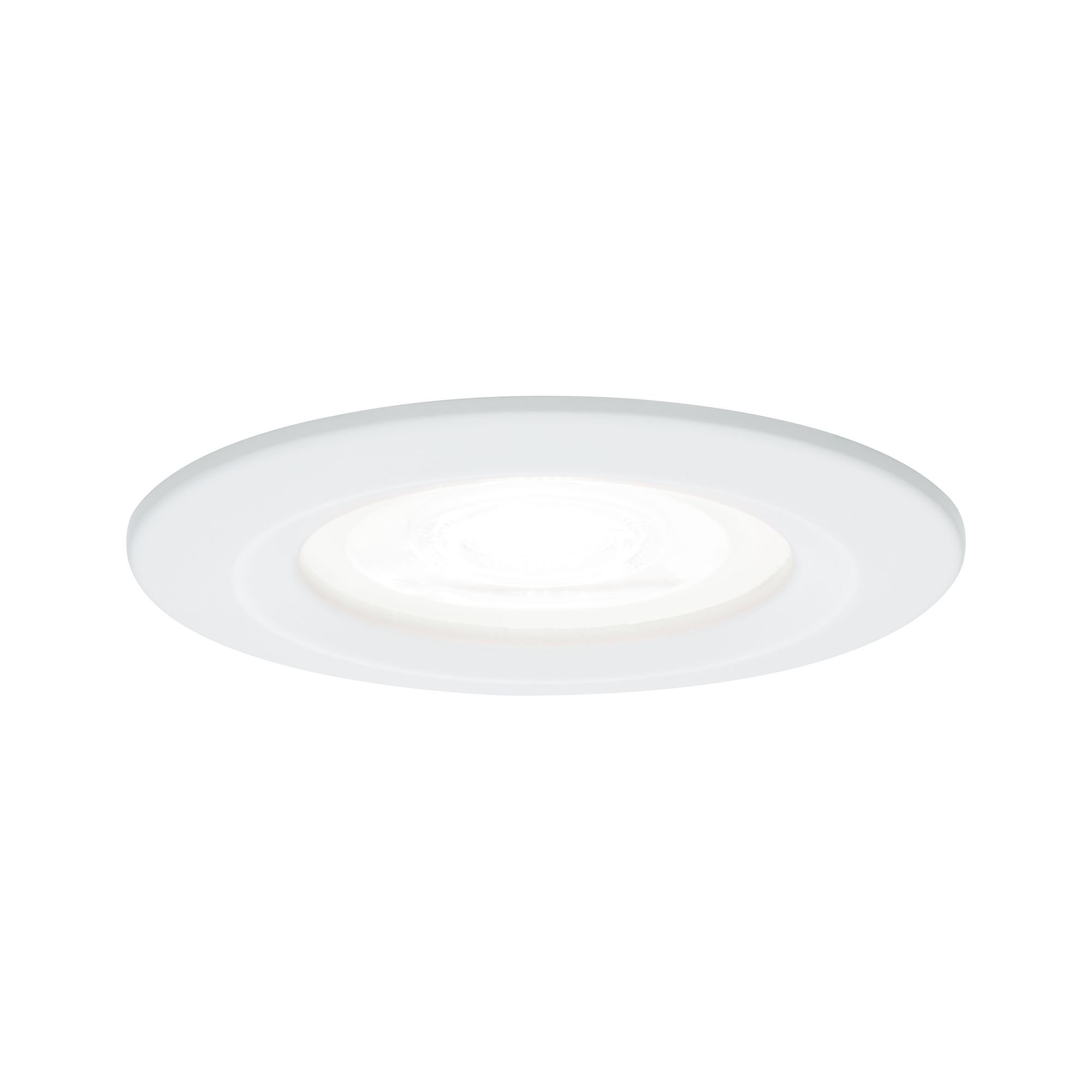 P 92978 Vestavné svítidlo LED Nova kruhové 1x6,5W GU10 bílá mat 4000K nevýklopné - PAULMANN