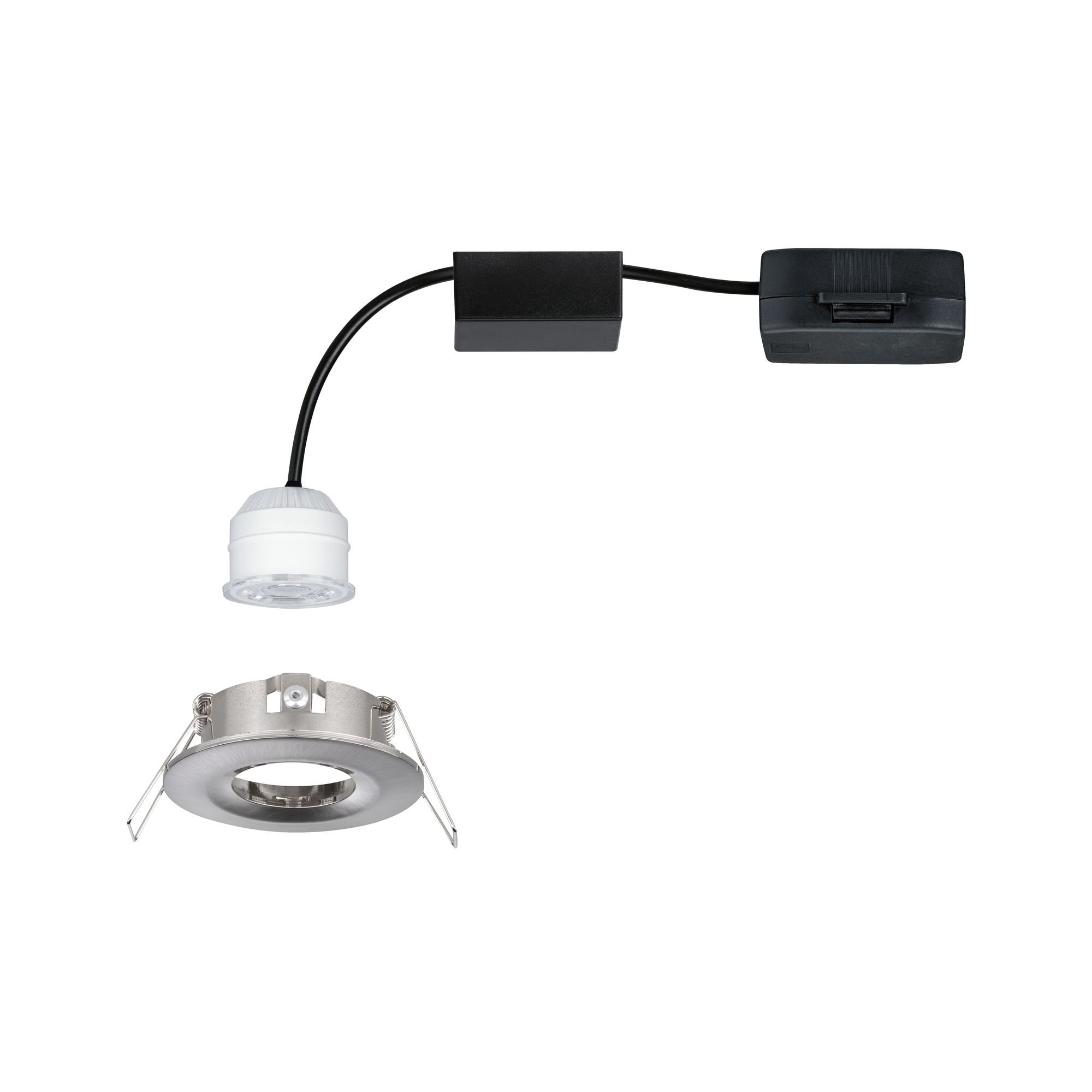 P 94300 LED vestavné svítidlo Nova mini nevýklopné IP44 1x4W 2.700K kov kartáčovaný 230V - PAULMANN (obrázek 5)